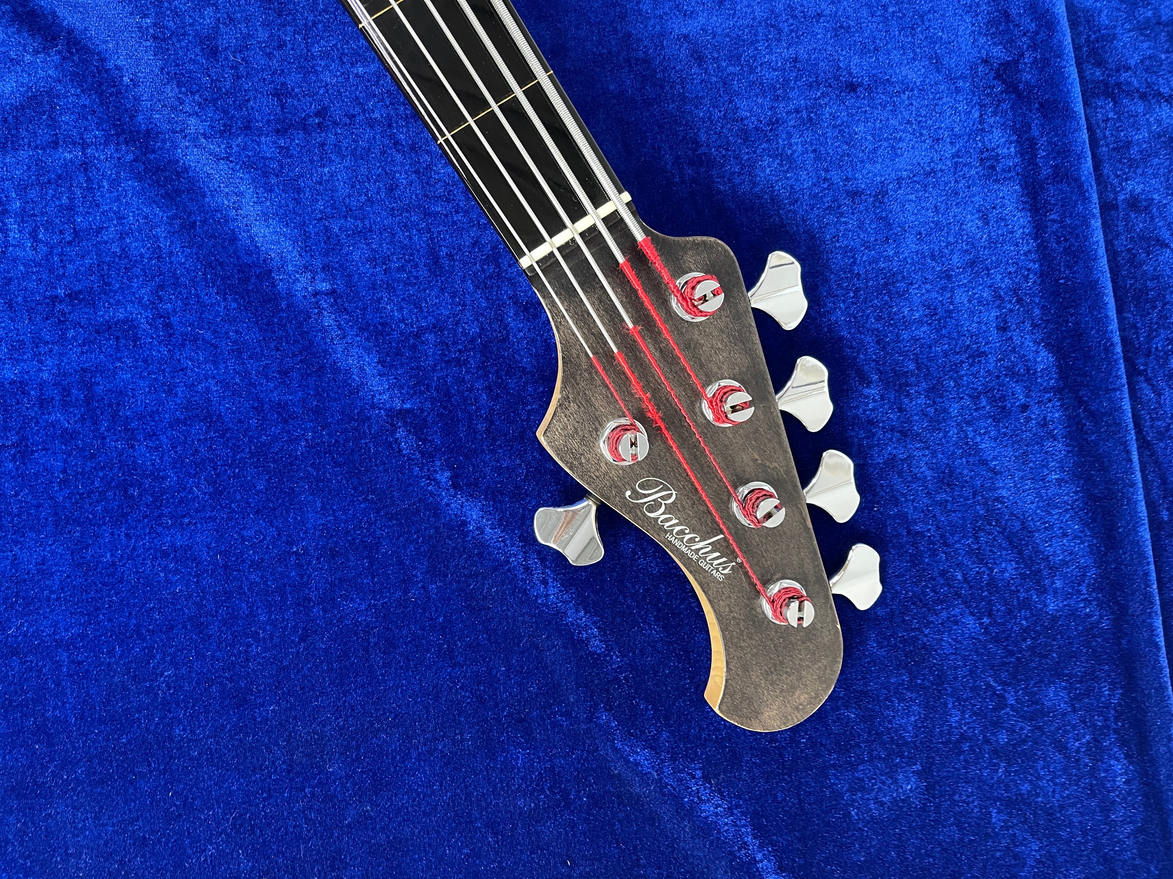 Bacchus Twenty-Four Ash5 Fretless Mod  5 string BLK-Oil w/Gig case