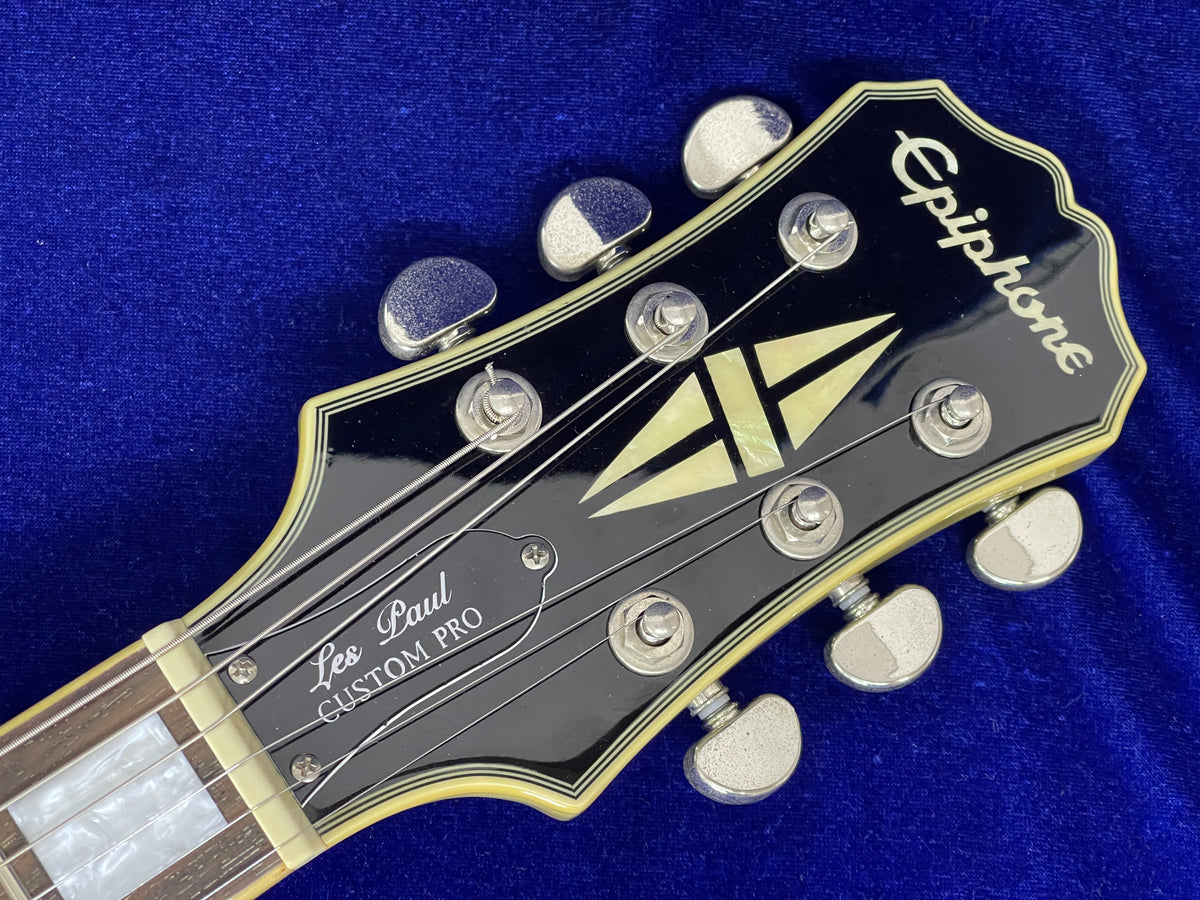 Epiphone Limited Edition Les Paul Custom Pro Rosewood TV Silver w/Soft Case