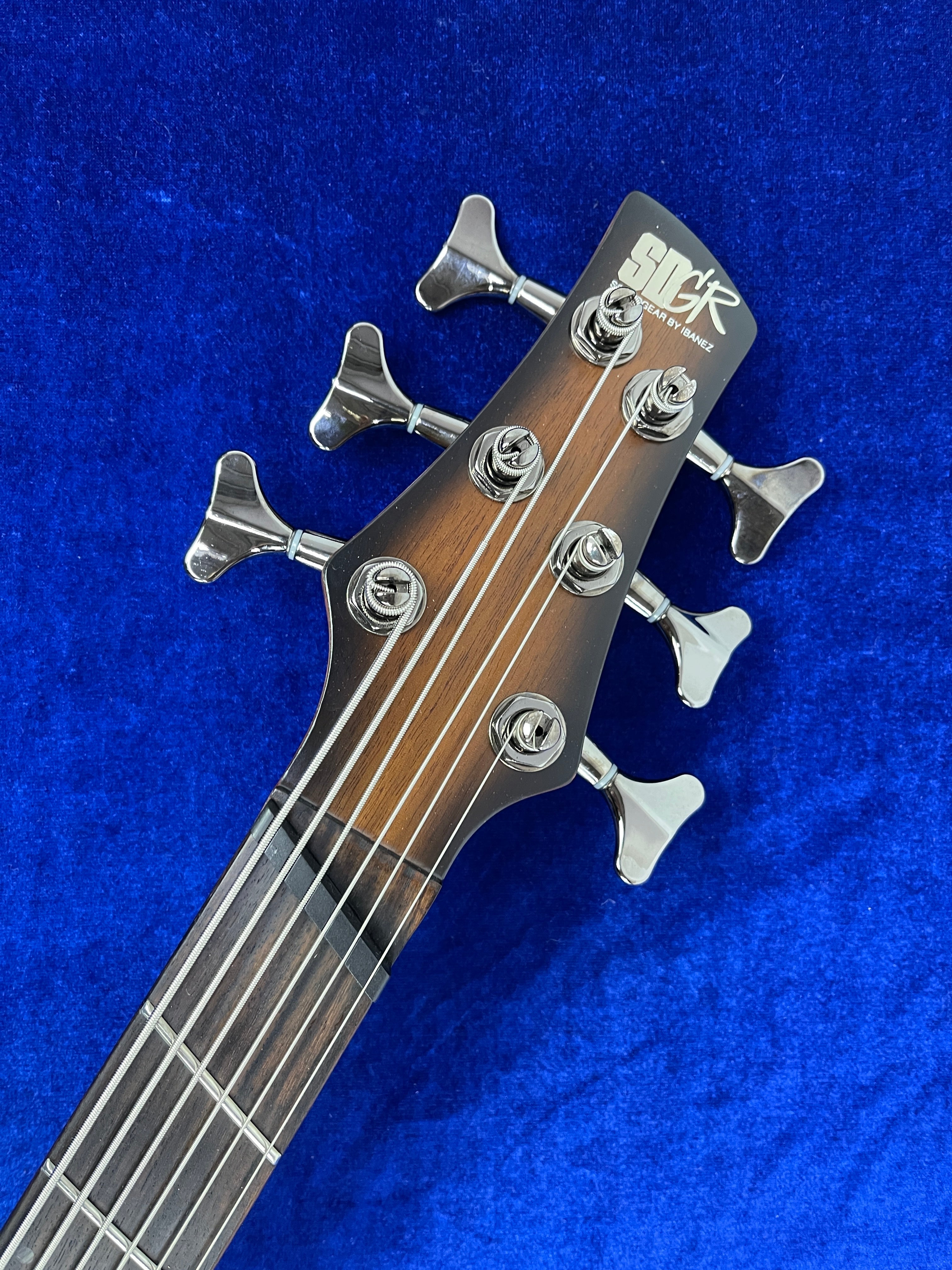 Used Ibanez SRC6MS BLL Black Stained Burst Low Gloss 2023 Okume w/Soft Case