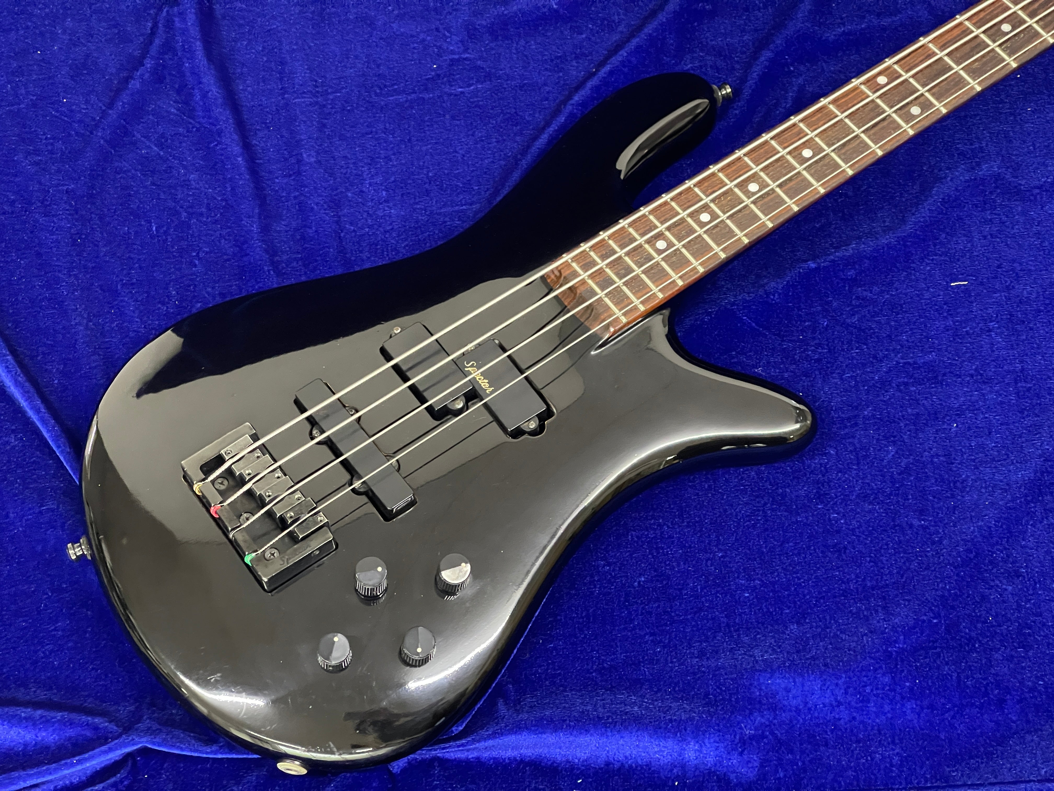 SPECTOR NS-2A Black Maple Neck Rosewood Fingerboard Black w/Soft Case