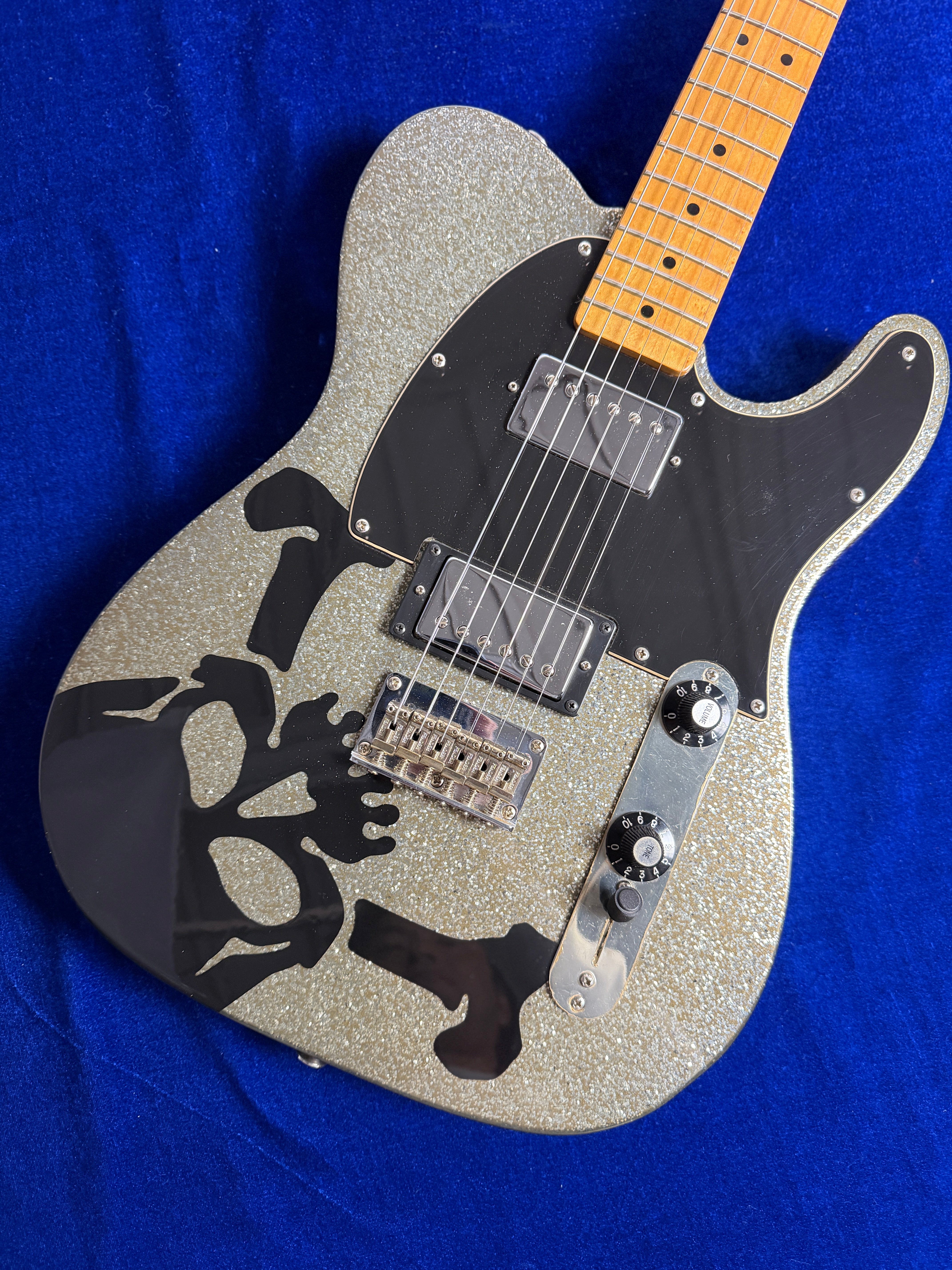 SQUIER Haruna Telecaster Skullsilver SCANDAL Basswood Body #2