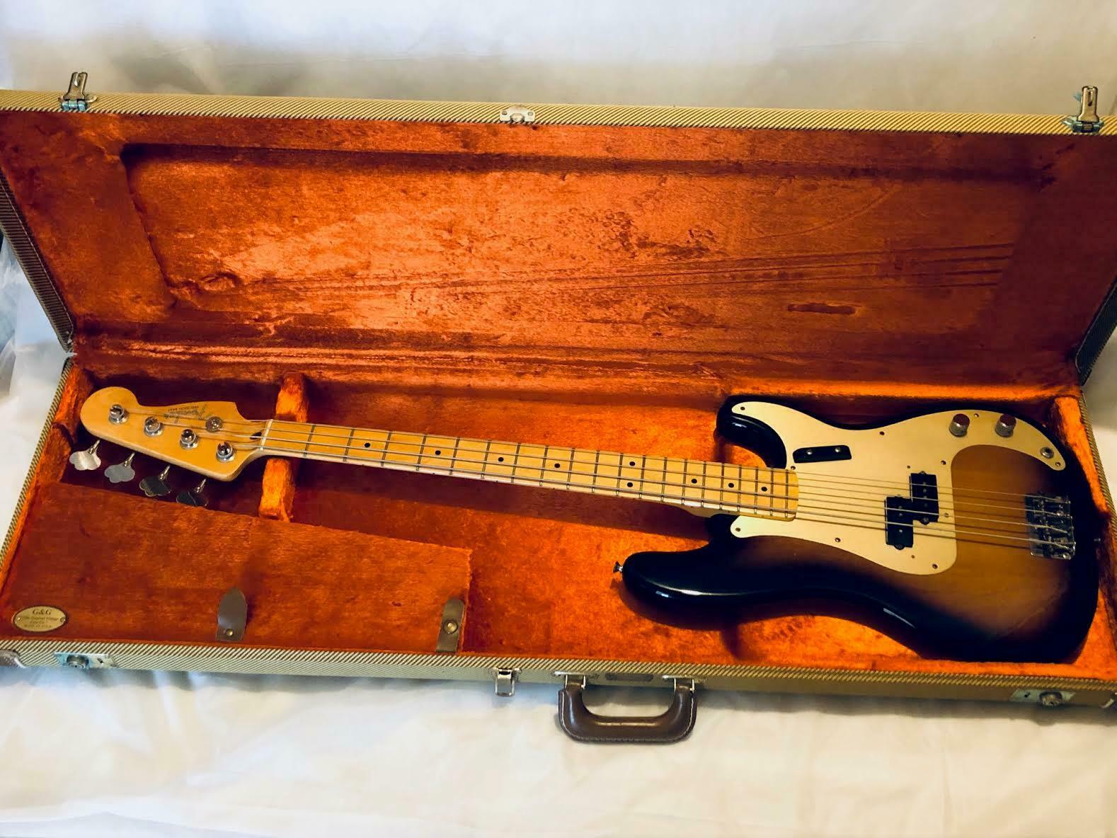 Used American 57 Vintage Precision Bass Sunburst 2009 