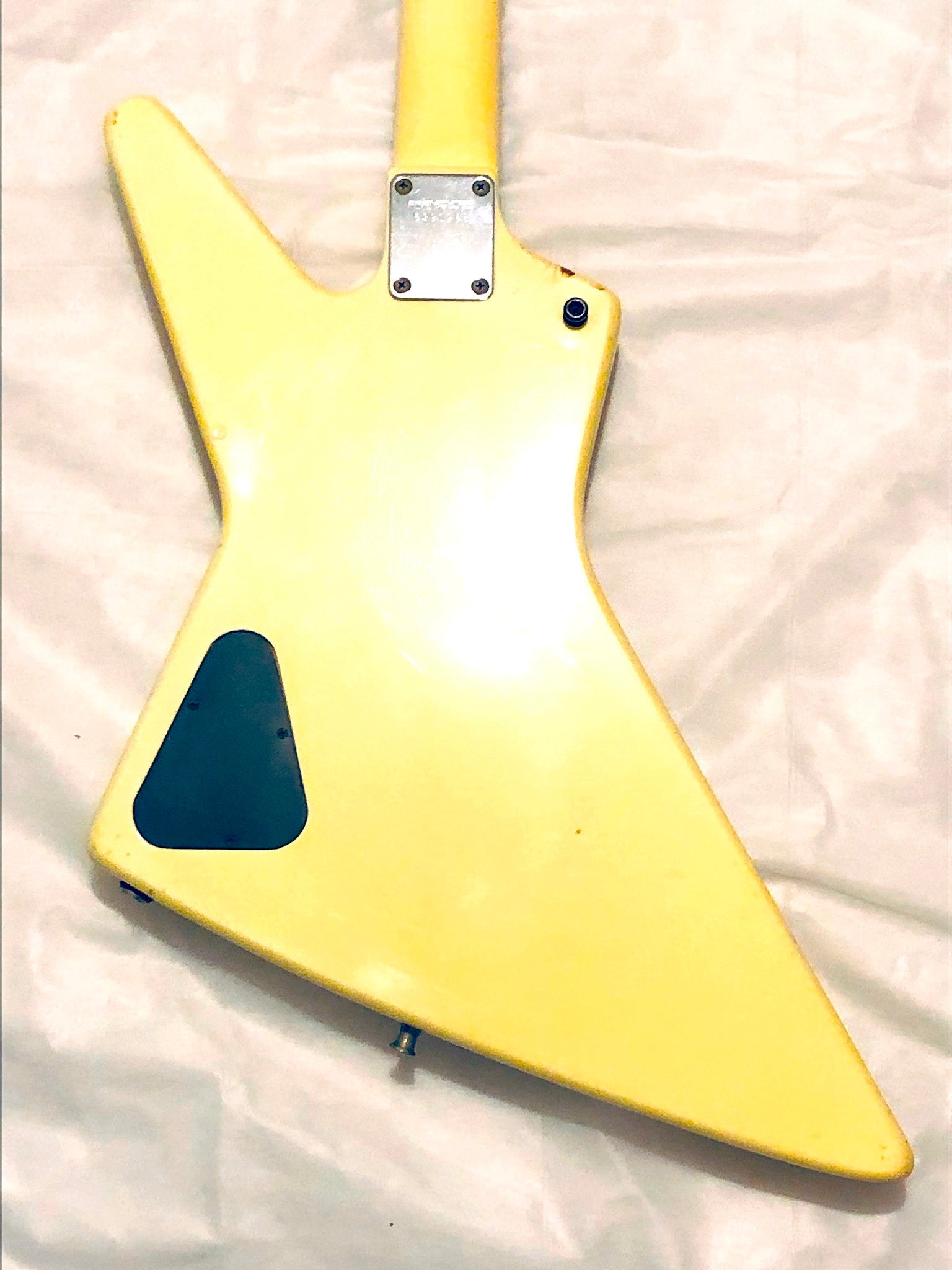 Used FERNANDES BXB-55 BXB 55 White Rare Electric Base Guitar 