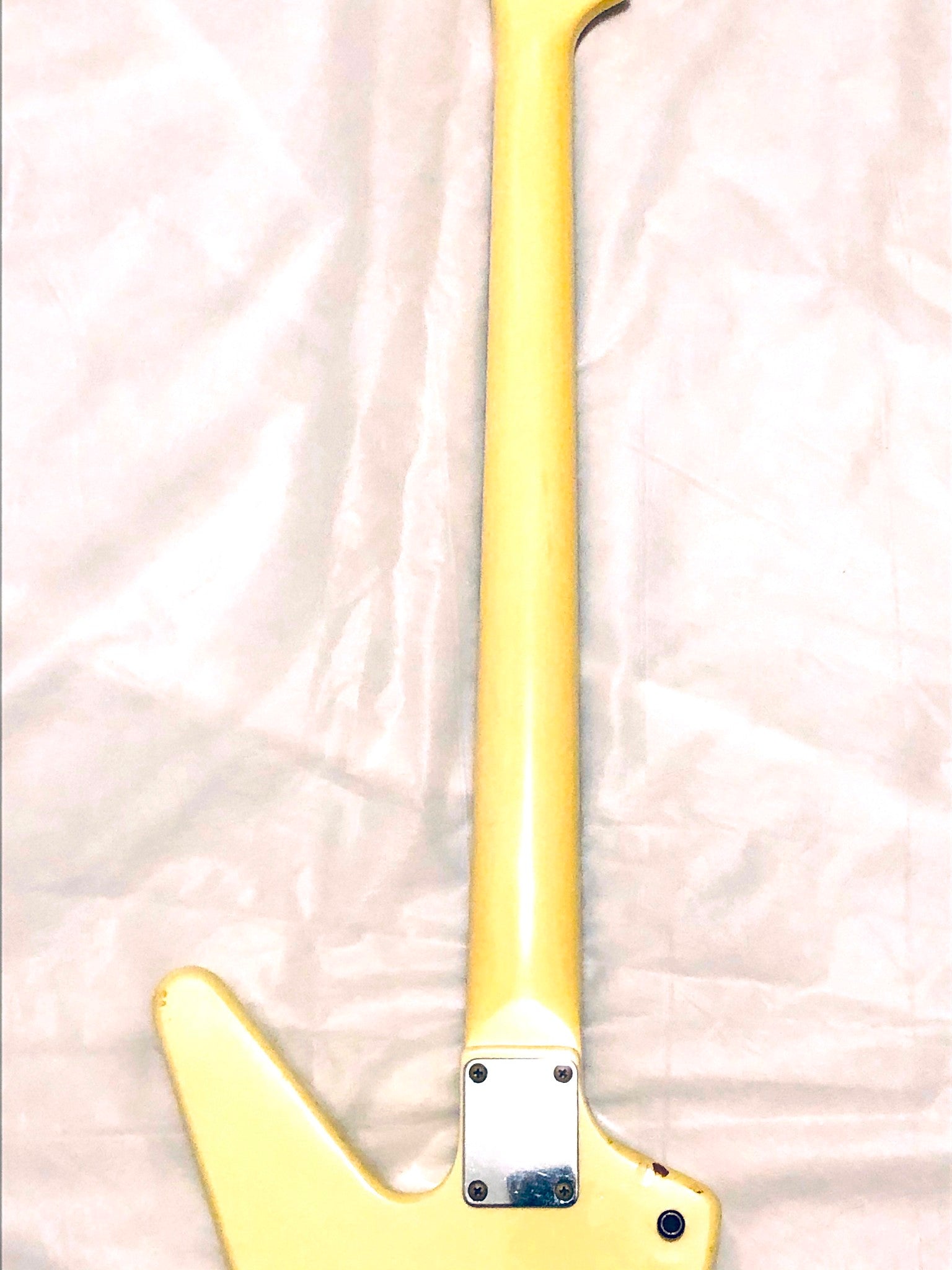 Used FERNANDES BXB-55 BXB 55 White Rare Electric Base Guitar 