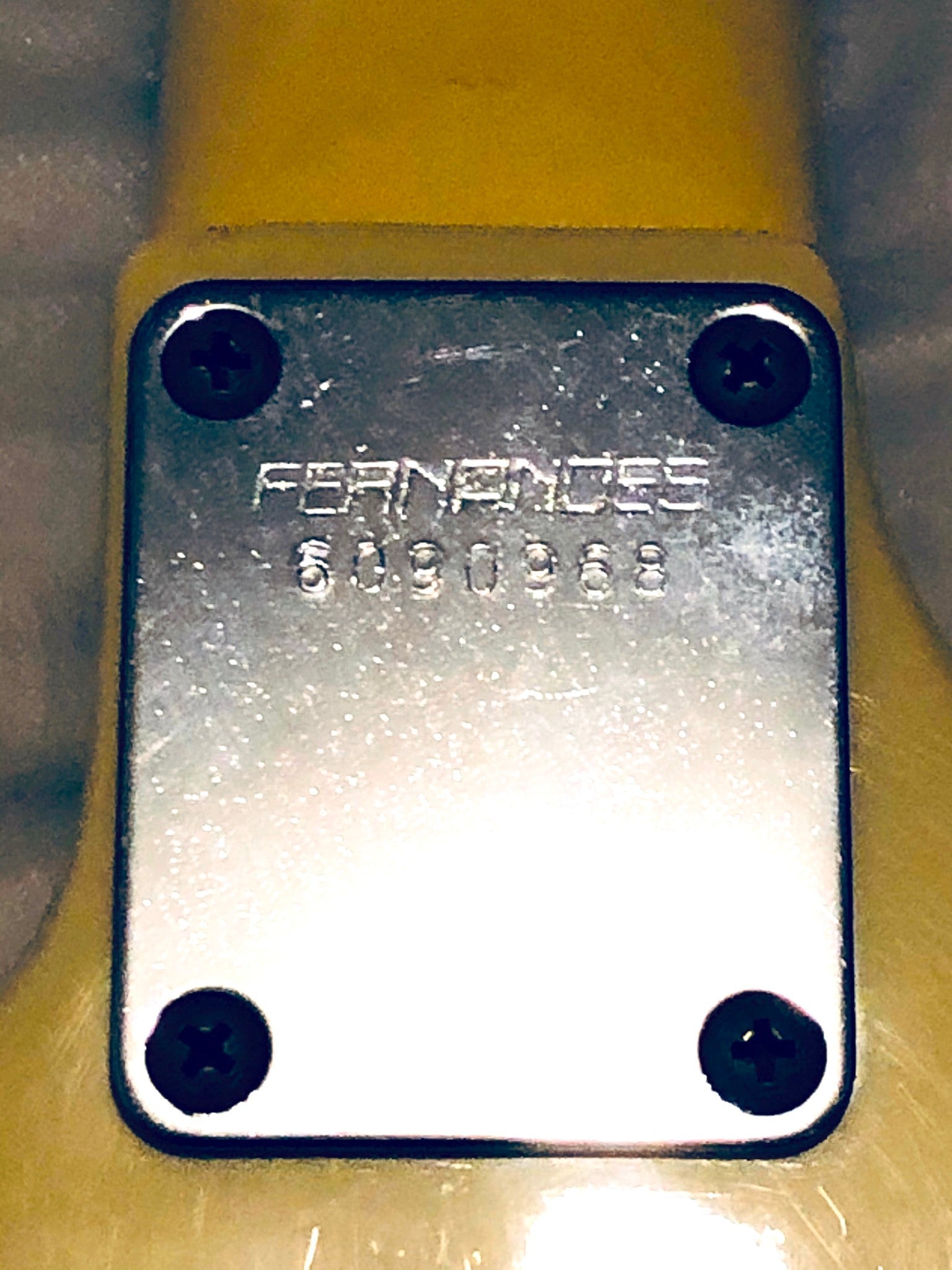 Used FERNANDES BXB-55 BXB 55 White Rare Electric Base Guitar 